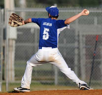 Dakota Besancon tossed four scoreless innings of relief. (Photo courtesy of Ron Boyd)