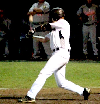 Lucas Castleberry had a clutch single to get Bryant on the board in the second. (Photo courtesy of Phil Pickett)