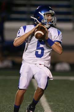 Brandon Warner threw for a score and ran for another. (Photo by Rick Nation)