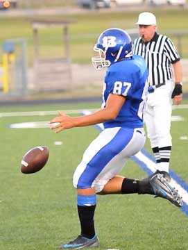 Punter Dalton Griesner (Photo by Kevin Nagle)