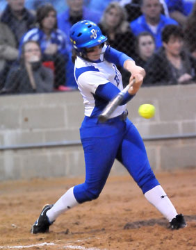 Peyton Jenkins had three hits including the game-winner. (Photo by Kevin Nagle)