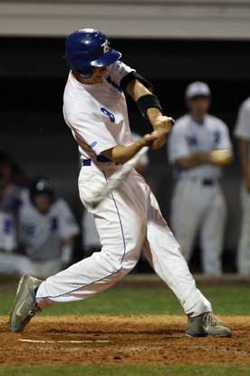 Josh Pultro had two hits in Tuesday's game. (Photo by Rick Nation)