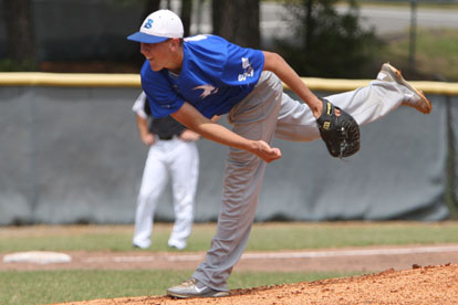 Nate Rutherford pitched a five-hit shutout. (Photo by Rick Nation)