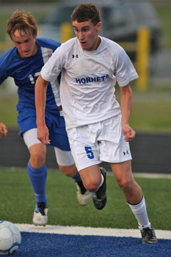 Ryan Watson (5) had Bryant's lone goal. (Photos by Rick Nation)