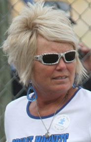 Head coach Debbie Clark