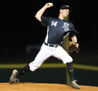 Jordan Taylor turned in a strong start against Benton. (Photo by Rick Nation)