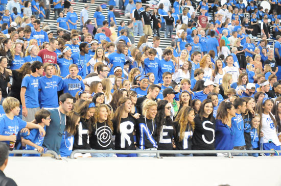 Part of the crowd of 24,100 at War Memorial Stadium. (Photo by Kevin Nagle)