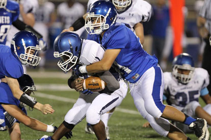 Bryant's defense held Conway White to 101 yards of total offense. (Photo by Rick Nation)