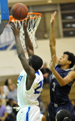 Greyson Giles scores in front of J.A. Fair's Alante Plant. (Photo by Kevin Nagle)