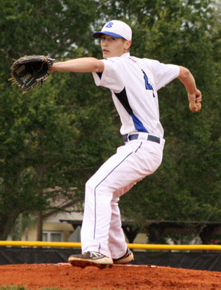 Harrison Dale pitched six innings of shutout ball. (Photo by J'Ann Boyd Lessenberry)