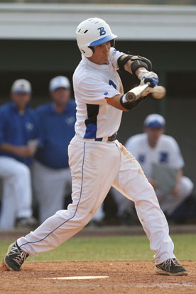 Brandan Warner had three hits in Friday's game. (Photo by Rick Nation)