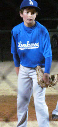 Logan Catton looks in to his catcher before a pitch. (PHoto courtesy of Lara James)