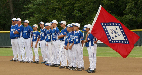 The Bryant All-Stars during the opening ceremonies. (Photo by Diane Dupree)