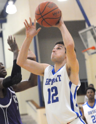 Clay Ingold goes up for a shot. (Photo by Kevin Nagle)