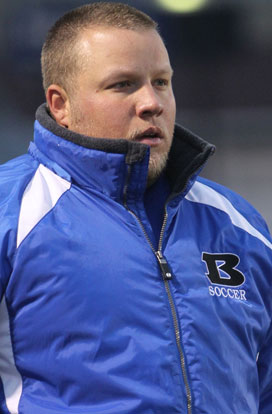 Bryant coach Brett Haugh. (Photo by Rick Nation)