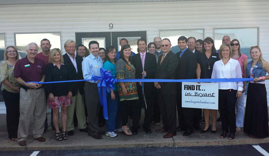 Ribboncutting McGhee Insurance Agency Bryant Daily