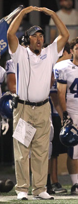 Secondary coach John Wells (Photo by Rick Nation)