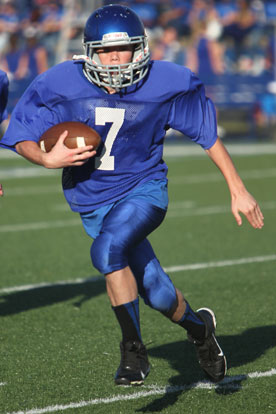 Bryant Blue running back Dalen McDonald (Photo by Rick Nation)