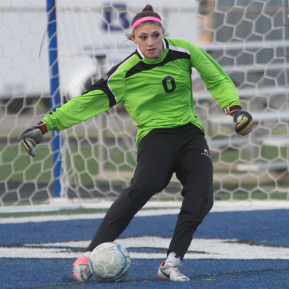 Keeper Maddie Hawkins (File photo by Rick Nation)