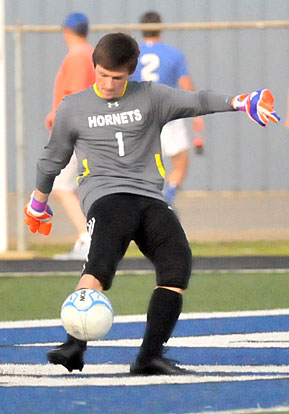 Hayden Ray had 11 saves. (Photo by Kevin Nagle)