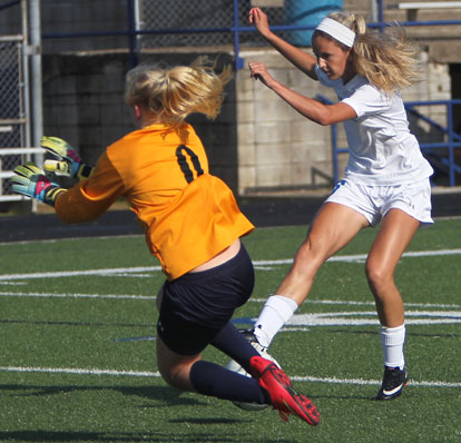 Jessica Butler, right. (Photo by Rick Nation)