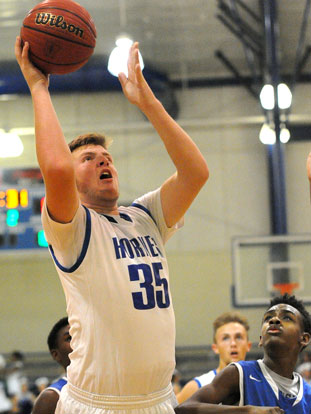 Blaise Smith led the Hornets with 11 points. (Photo by Kevin Nagle)