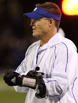 Bryant head coach Paul Calley (Photo by Rick Nation)