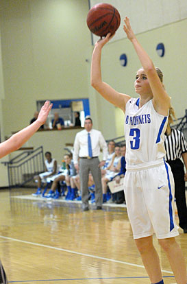 Rachel Studdard launches a shot. (Photo by Kevin Nagle)