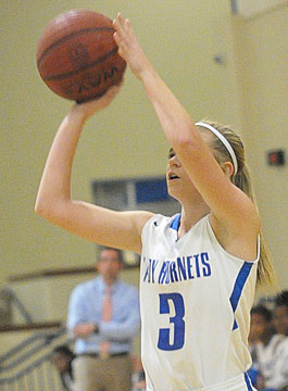 Rachel Studdard fires a shot. (Photo by Kevin Nagle)
