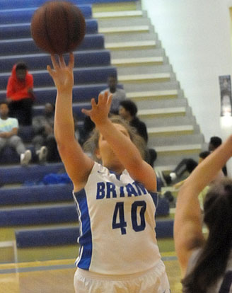 Morgan Walters fires a jump shot. (Photo by Kevin Nagle)