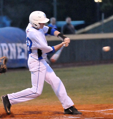 Seth Tucker had an RBI double in a three-run sixth. (Photo by Kevin Nagle)