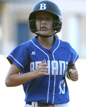 Regan Ryan set a new state record for singles in a season as part of her 4-for-4 performance raising her team-leading batting average to .552. (Photo by Rick Nation)