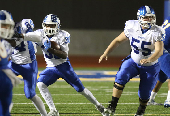 Jeremiah Long (30) and Preston Kyzer. (Photo by Rick Nation)